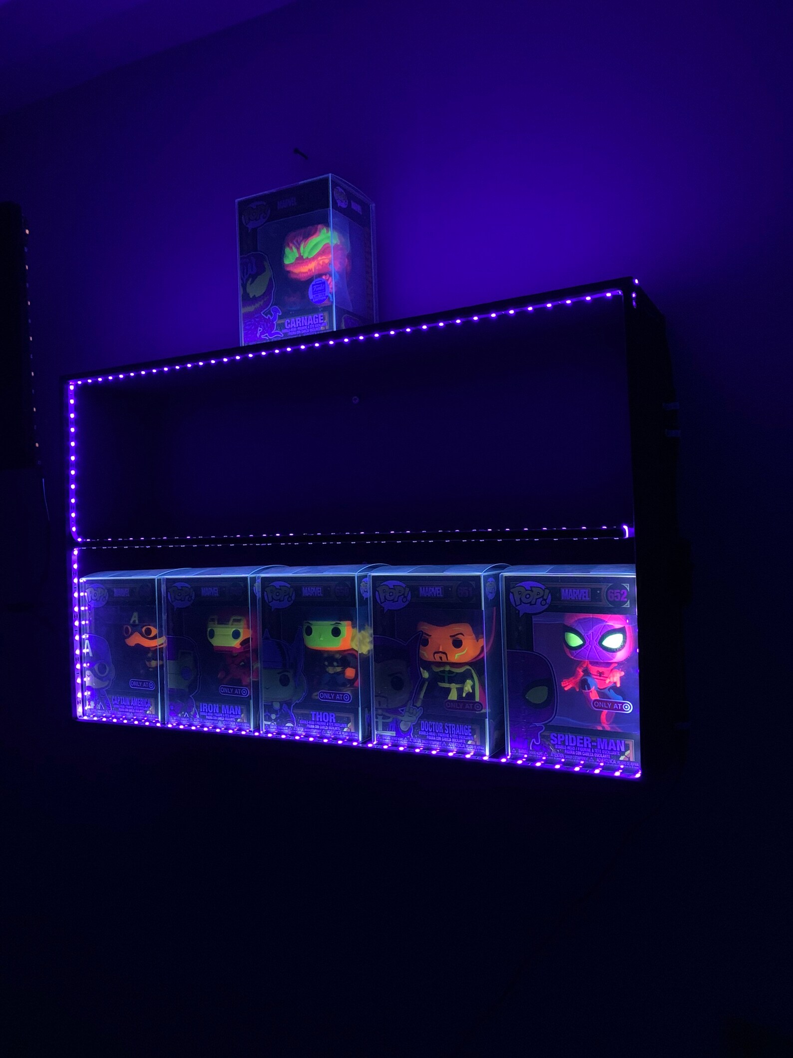 blacklight funko display