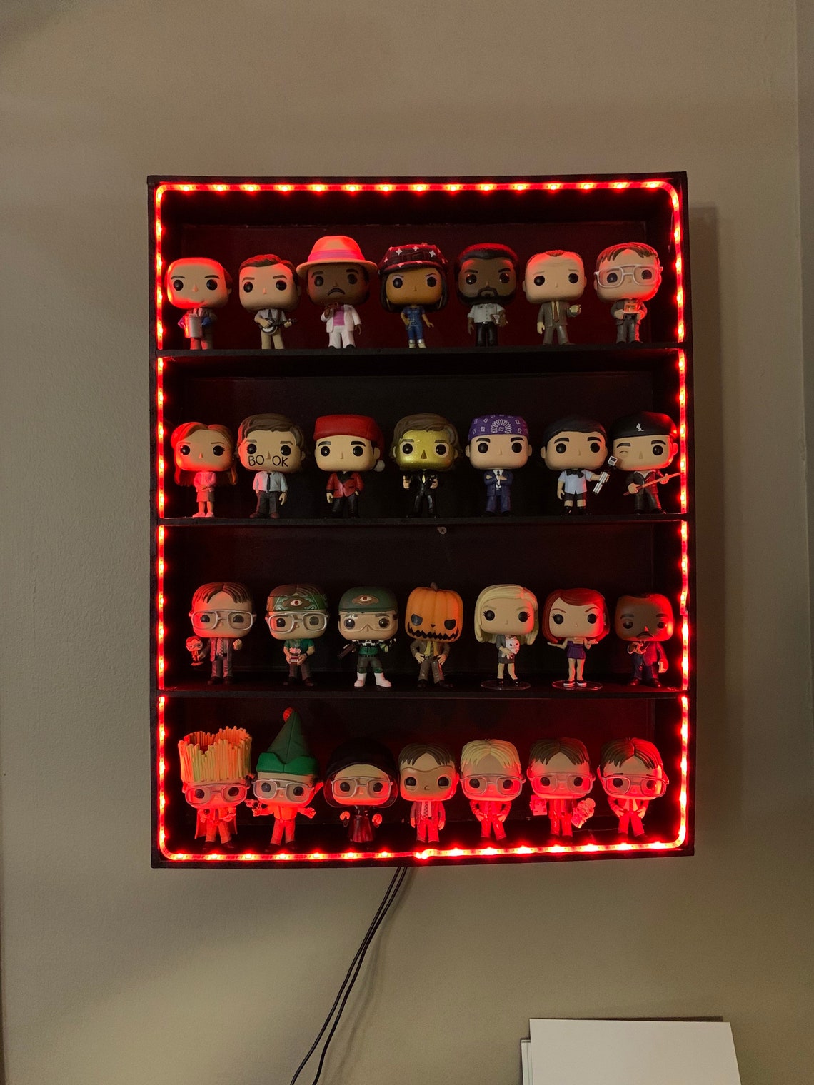 custom funko pop shelf