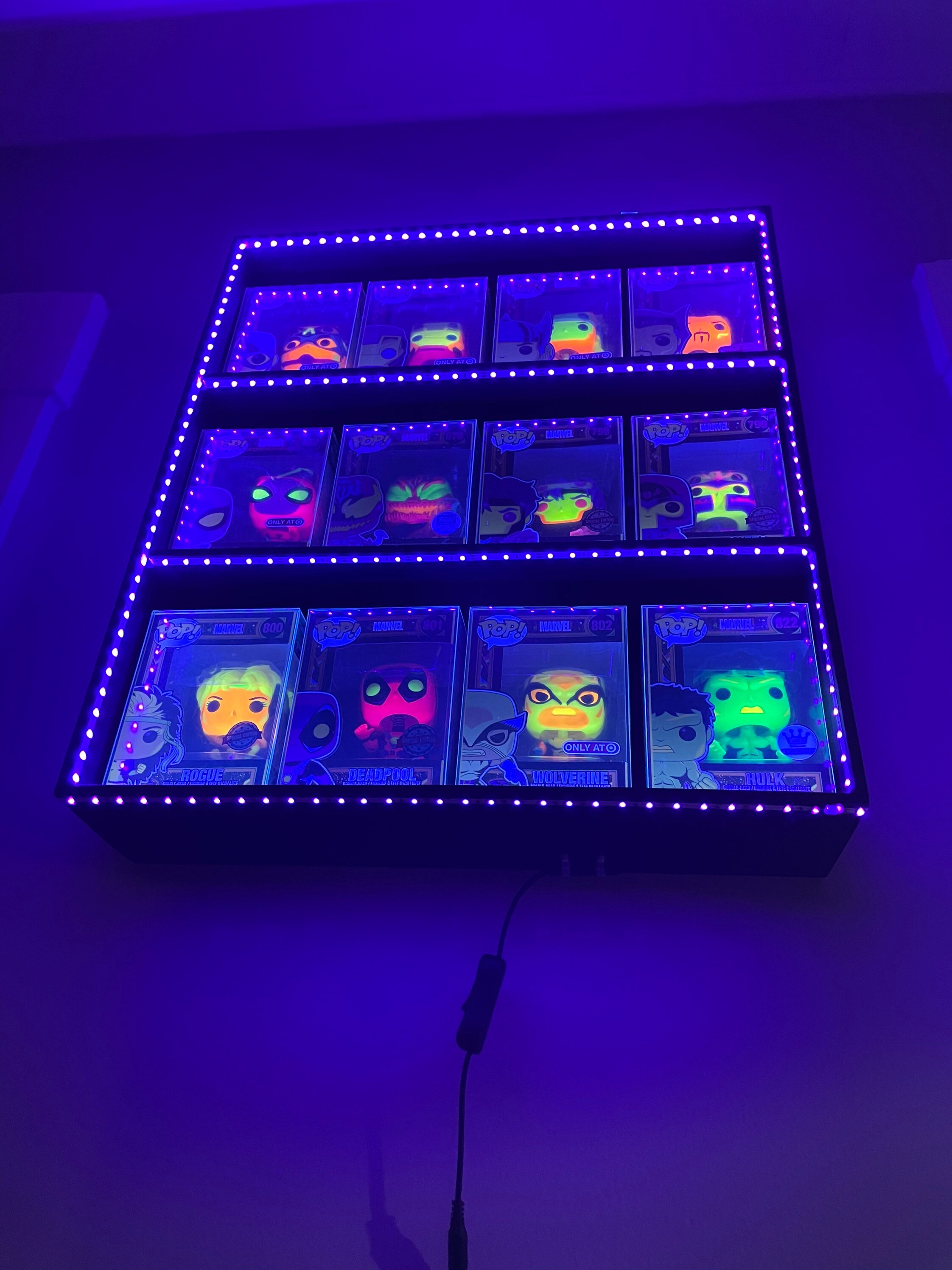 blacklight funko display