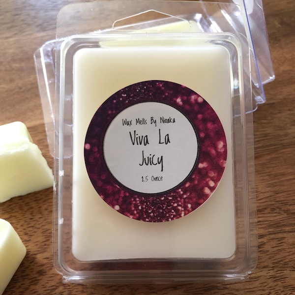 Viva La Juicy | Type fragrance | Wax melts | Soy blend wax | No wick | strongly scented | Home fragrance