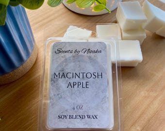 Macintosh Apple | Wax Melts | Fall Fragrances | Apple Wax Melts | Sweet | Fruity | Cozy | No Wick | Autumn Fragrances