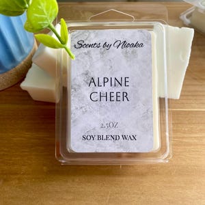 Alpine Cheer| Wax Melts| 2.5 ounces | BBW Type| Christmas Tree scent | Tarts| Home Fragrance | Soy Blend Wax
