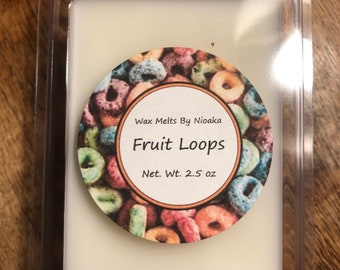 Fruit Loops Scented Wax Melts: Strong, Sweet Aroma