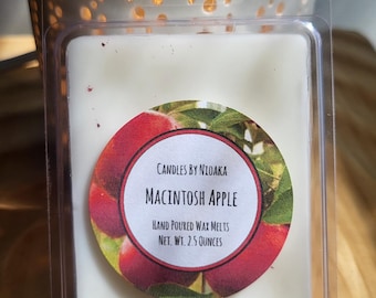 Macintosh Apple | Wax Melts | Fall Fragrances | Apple Wax Melts | Sweet | Fruity | Cozy | No Wick | Autumn Fragrances