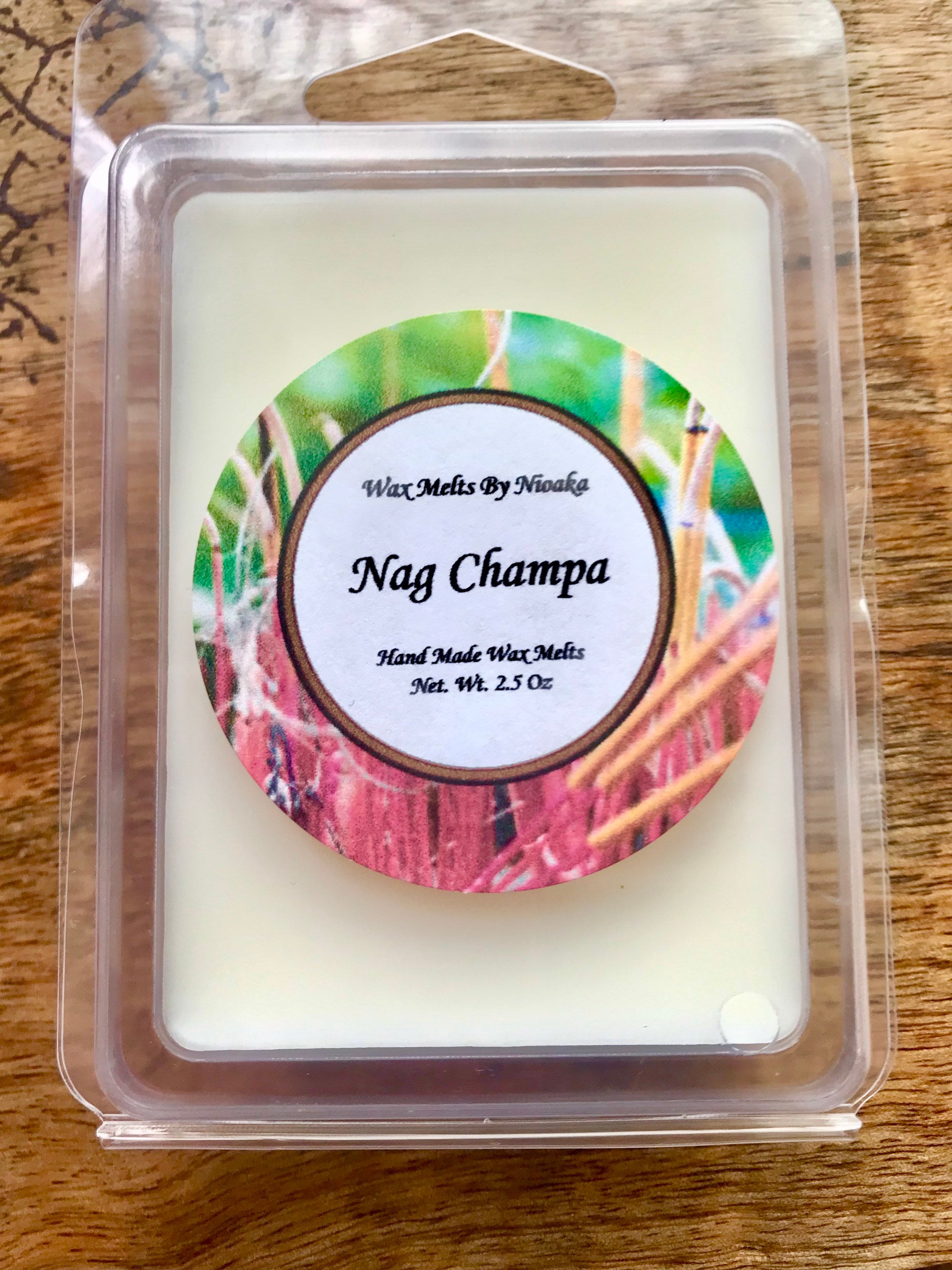 Nag Champa Combo- Nag Champa Scented- 1 x 6 oz Candles- 3 x 2 oz Wax Melts-  Hand Poured in Indiana