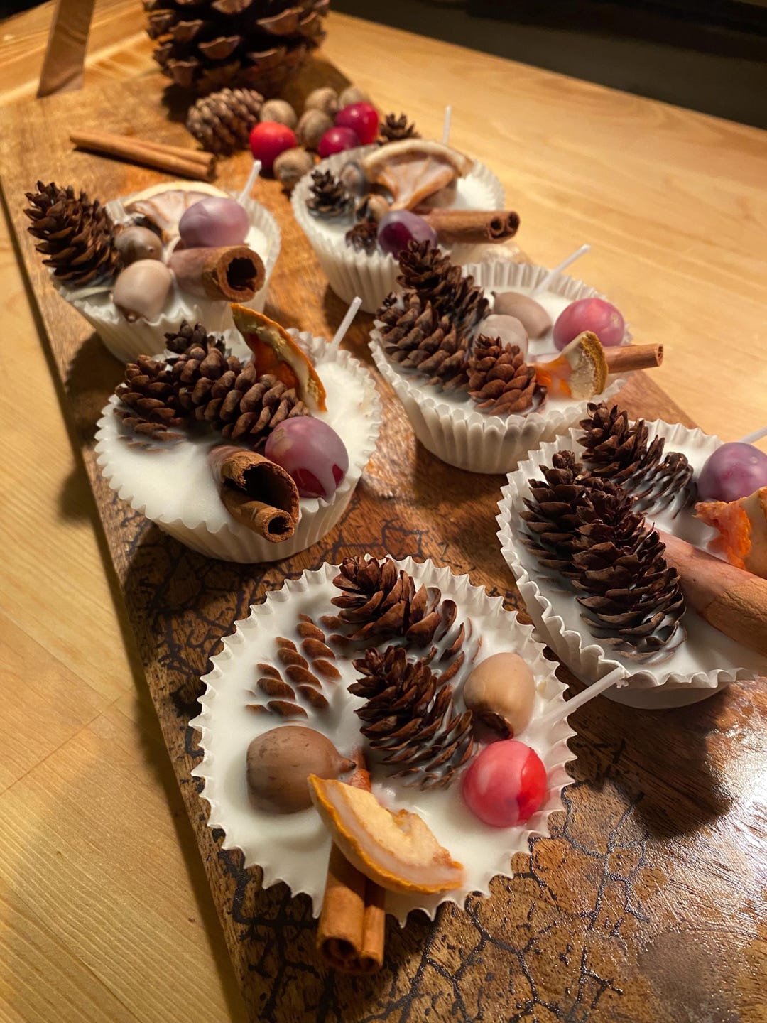 Rustic Starters Scented Wax Fire Starters | Set of 6 | Scented | Gift Wrapped | Outdoor ...