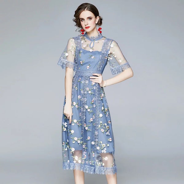 Casual Elegant Dress Etsy