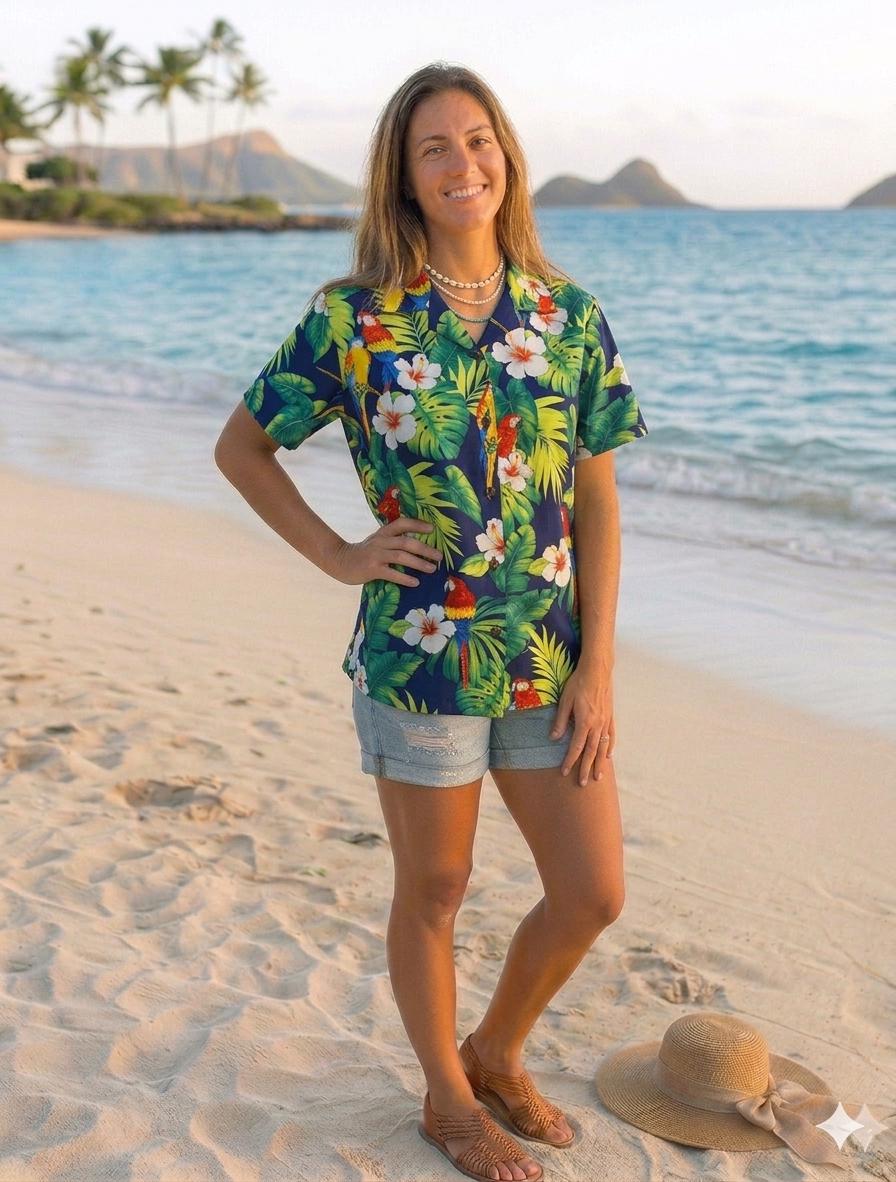 Womens Hawaiian Blouse - Etsy