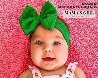Green headband for baby girl discount