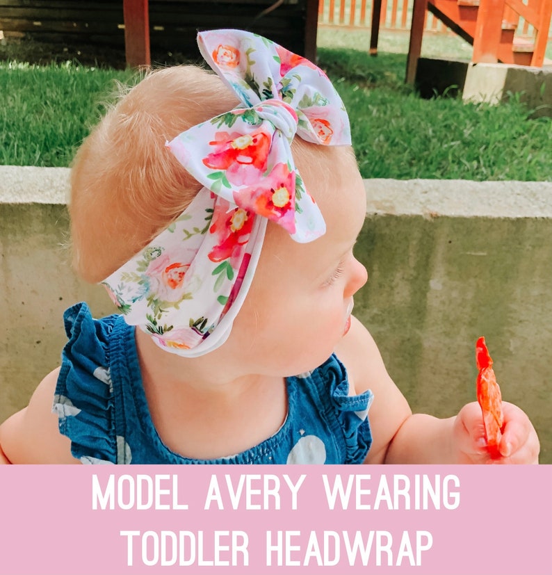 Large Hair Bows Toddler Baby Girl Micro Preemie Waffle Textured Gift. Sunflower Floral Stretchy Fabric Headband Wrap Infant Newborn