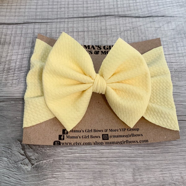 Black and Yellow Bow Etsy