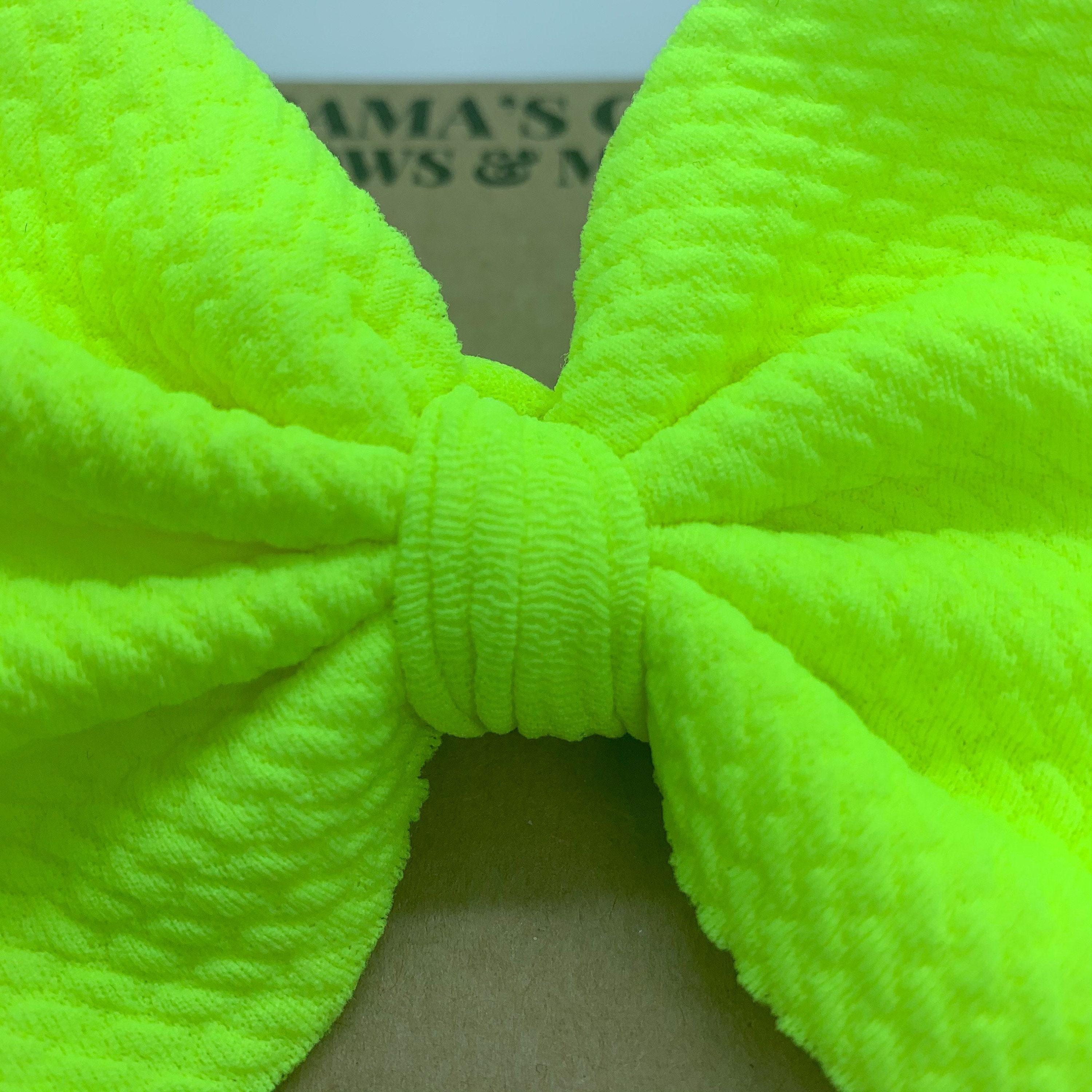 NEON YELLOW Solid color stretchy fabric headband headwrap Etsy