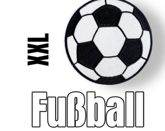 Fussball Applikation für Schultüte in 2 Größen XXL Patch Bügelbild Pin Soccer Fußballfan Ball Fußballer Aufbügler Aufnäher Taschen Kleidung