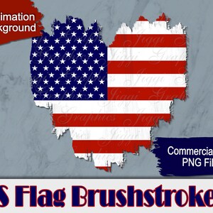 4th July sublimation Background 6, Distressed American Flag Heart, Love US flag brush stroke backsplash, Independence day strokes background