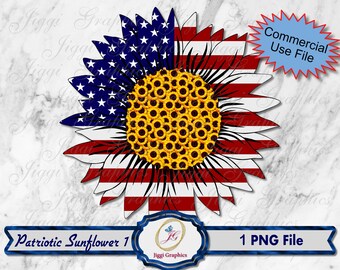 4 juli solros png, kommersiell användning solros sublimeringsfil, USA flagga solros clipart, självständighetsdagen solros sublimering