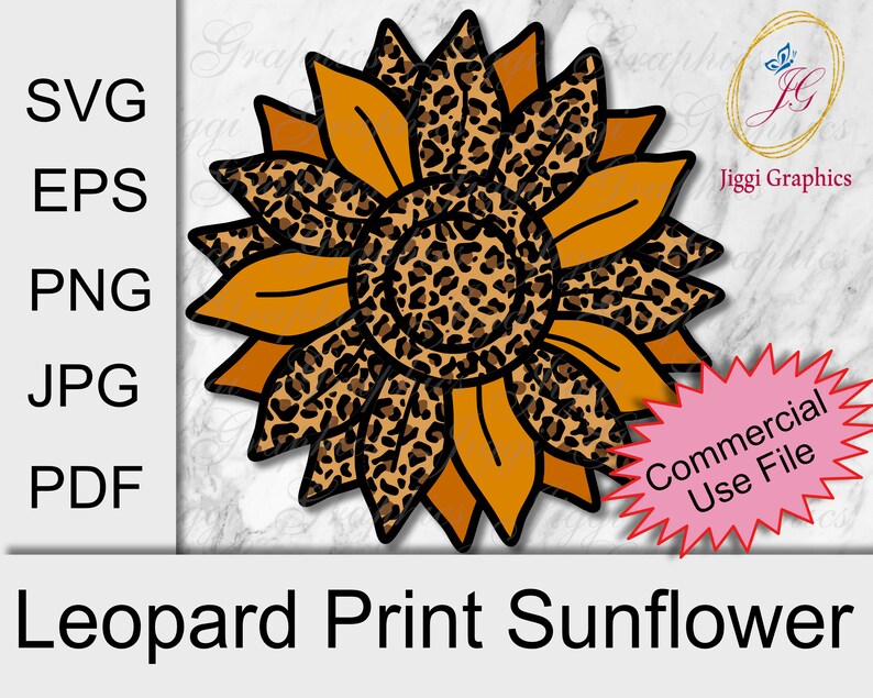 Free Free 322 Leopard Print Sunflower Svg SVG PNG EPS DXF File