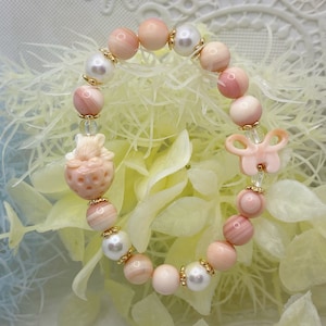 DIY handgemaakte koningin schelp konijn konijn armband