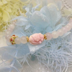 Queen Conch Shell Nine Tailed Fox Jade Armband DIY Handgemaakt