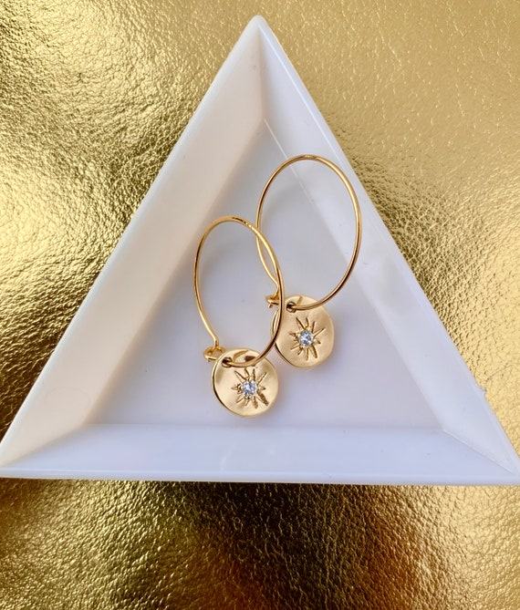 Gold earrings sale for girlfriend