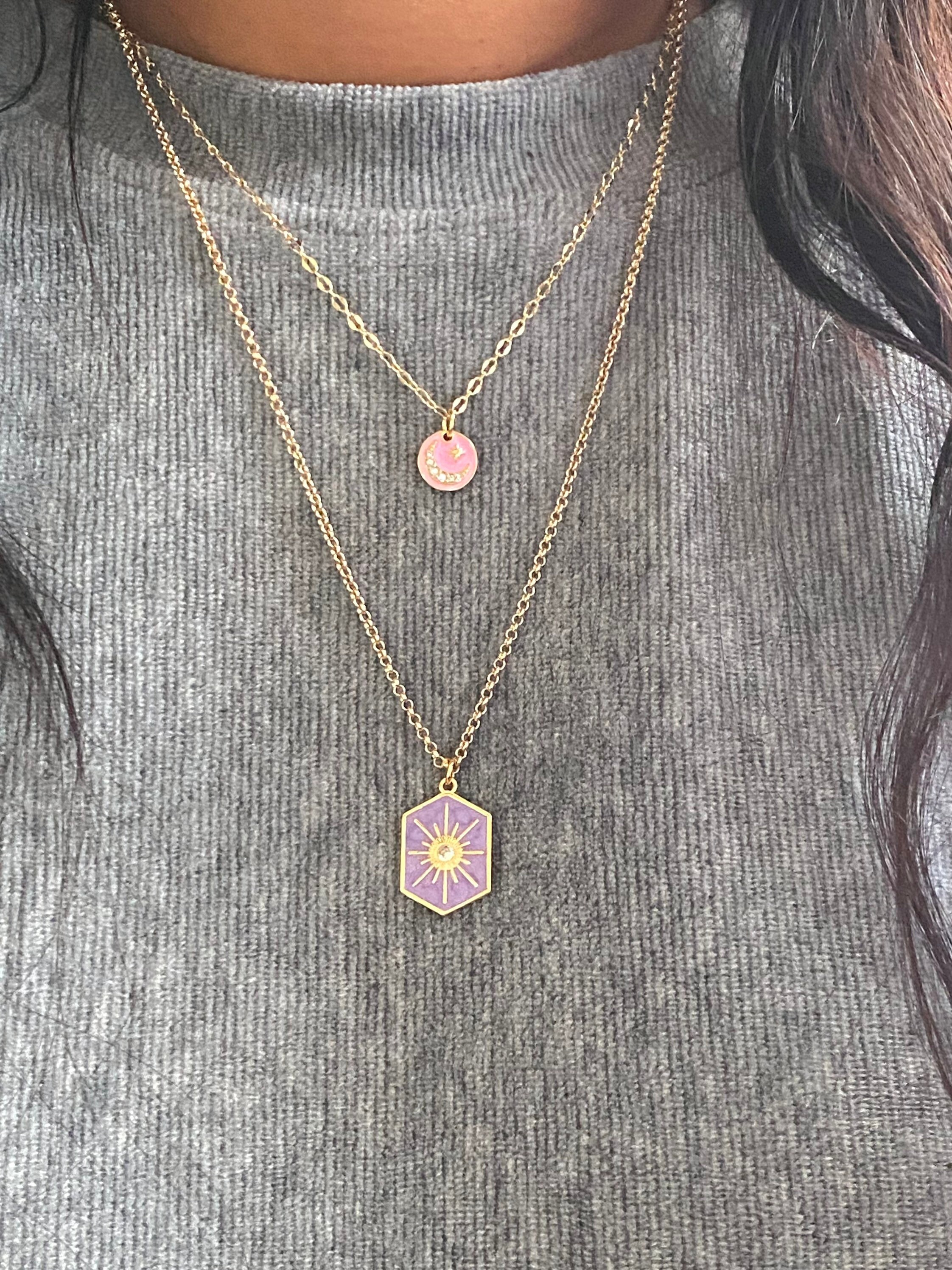 Violet Evergarden Green verde collana collana pendente cosplay