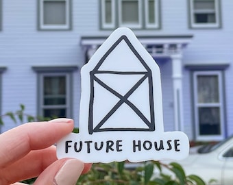 Future House Die Cut Magnet | Funny Fridge Magnet