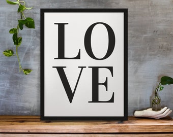 LOVE Digital Art | LOVE Digital Print | Digital Wall Art | Digital Wall Print | Downloadable Wall Art | Downloadable Wall Print
