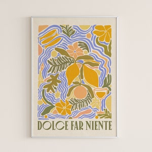 Dolce Far Niente; The Sweetness Of Doing Nothing - Art Print | Italian Summer Inspired | 5x7, 8x10, 11x14