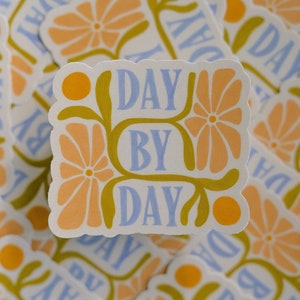 Day by Day - Vinyl Sticker - Etsy