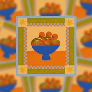 Tomats — Vinyl Sticker | Tomato Sticker