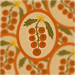 Tomato Vine — Tomatoes Vinyl Sticker