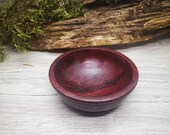 Smoked can - smoked bowl - smoked vessel - red - 7.5 cm