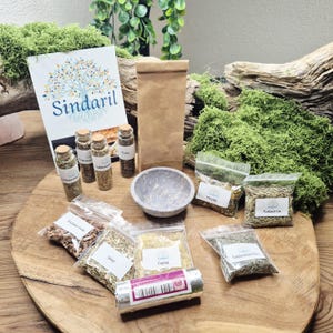 Incense Cleaning and Protection Set – 13-Piece Starter Set with Soapstone Bowl, Charcoal & Sand | Includes Explanation of 10 Herb Varieties image 8