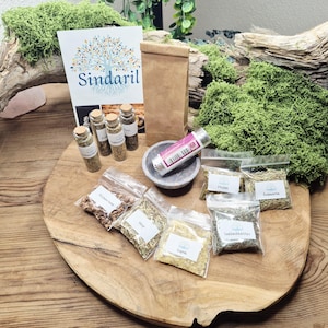 Incense Cleaning and Protection Set – 13-Piece Starter Set with Soapstone Bowl, Charcoal & Sand | Includes Explanation of 10 Herb Varieties image 5