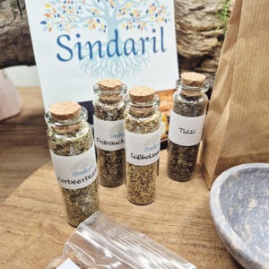 Incense Cleaning and Protection Set – 13-Piece Starter Set with Soapstone Bowl, Charcoal & Sand | Includes Explanation of 10 Herb Varieties image 10