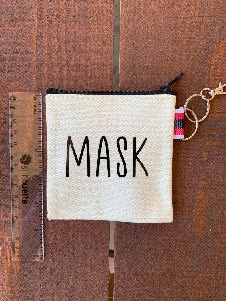 Custom Mask Holder Keychain