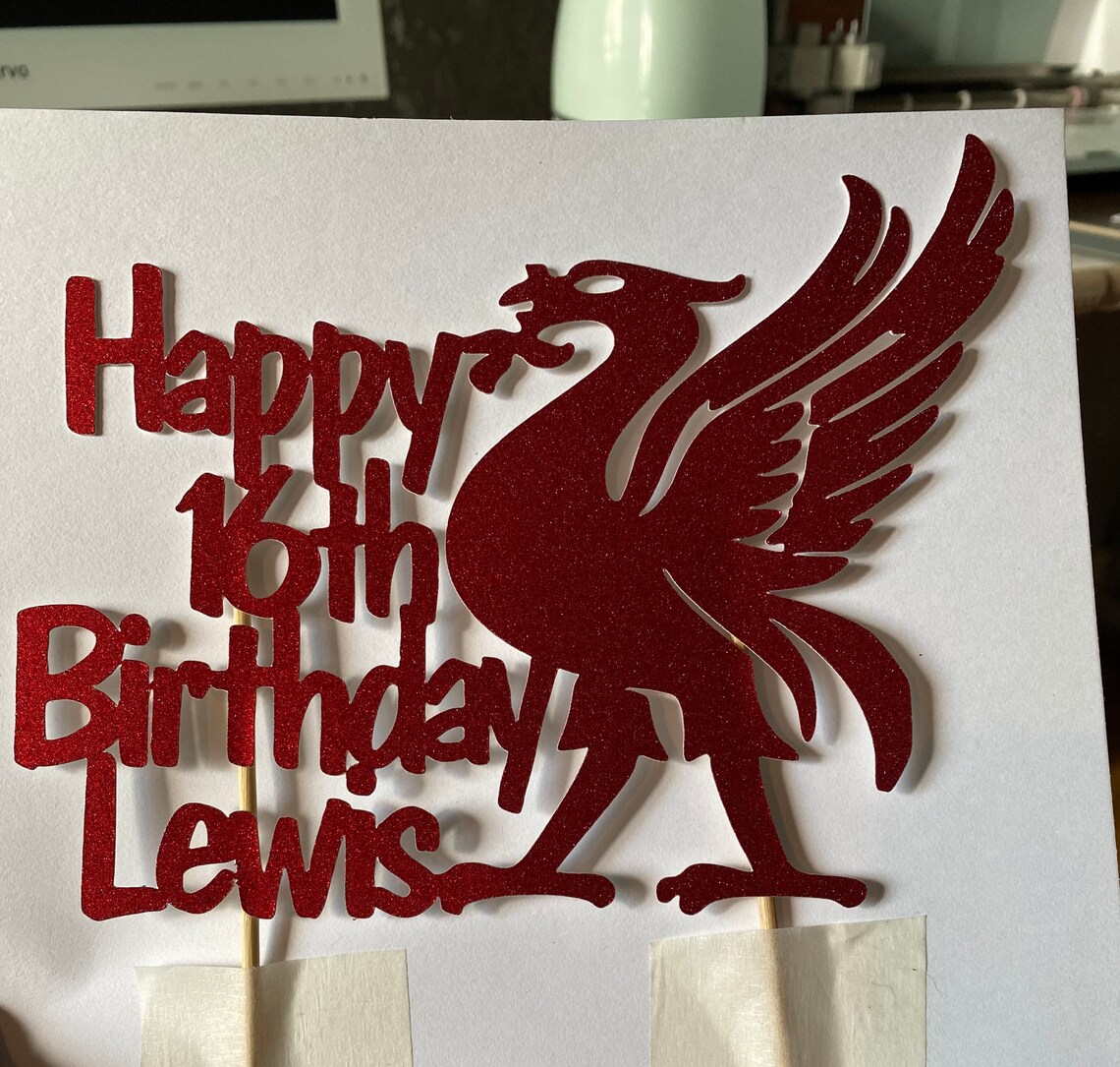 Liverpool FC cake topper/ football inspired Etsy