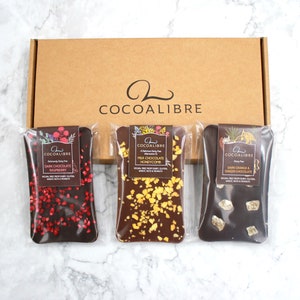 Selection of 3 Slabs Milk and Dark Chocolate 300g | Dairy Free | Nut Free | Gluten Free | Vegan