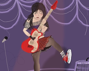 Handmade digital painting ready for print