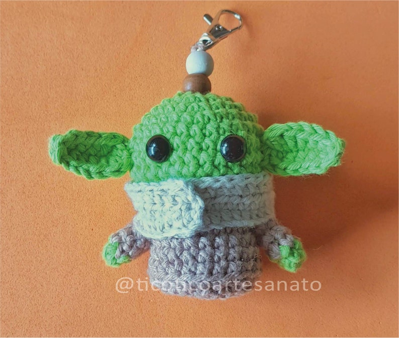 Baby Yoda Amigurumi Crochet Pattern Small & Tiny Size image 3