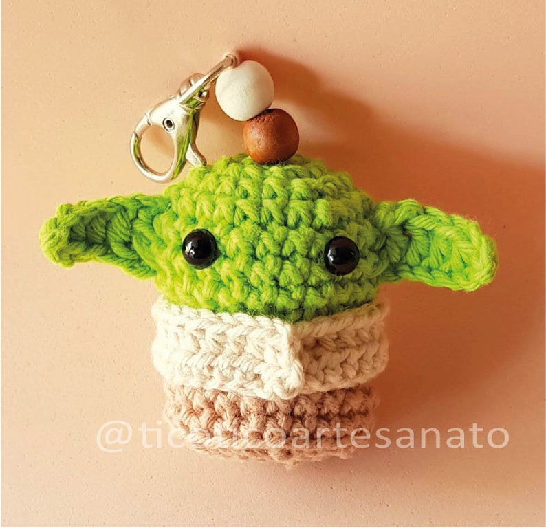 Baby Yoda Amigurumi Crochet Pattern Small & Tiny Size image 4