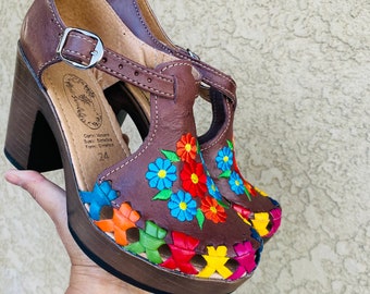 Huarache De Tacon Etsy