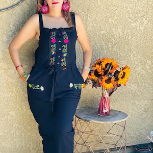 Hand embroidered jumpsuits