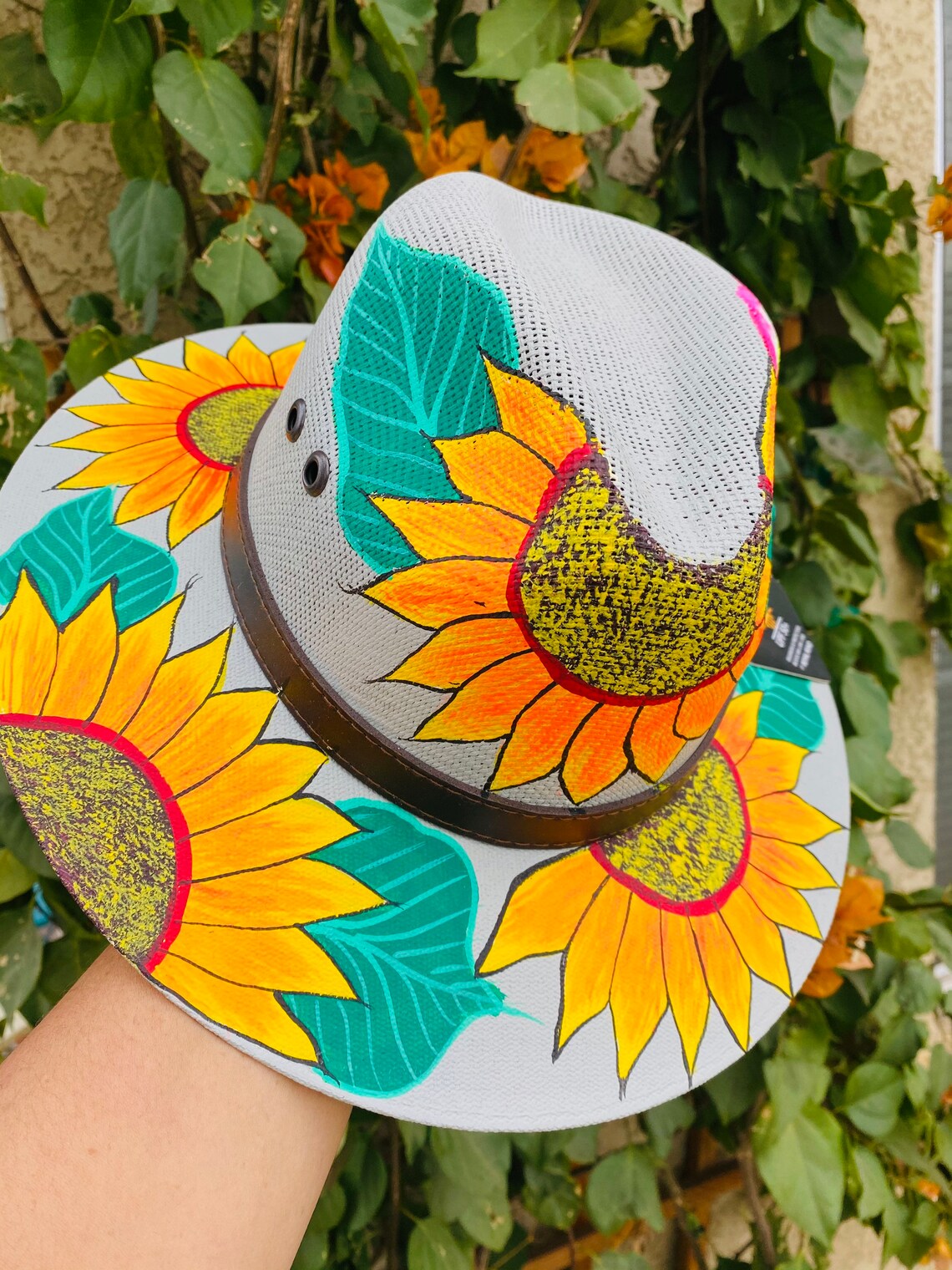 Sunflower Hats Etsy
