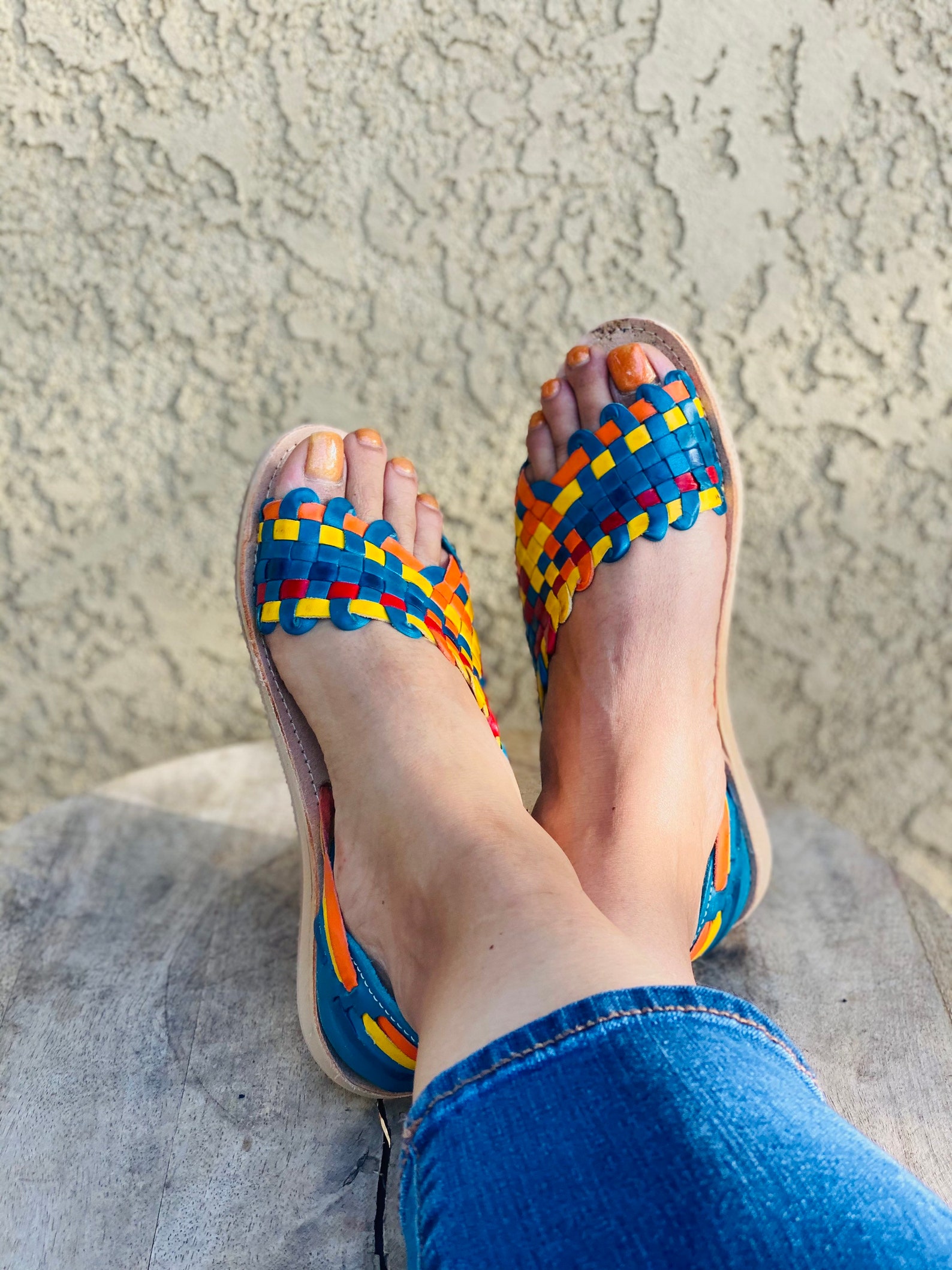 womens huarache flats