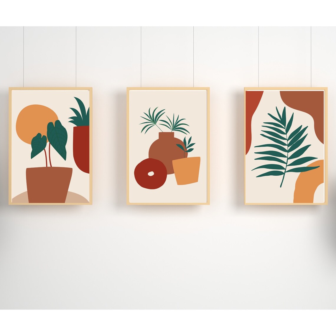 3 Boho Art Poster Print Design Etsy España