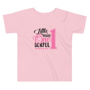 Little Miss Onederful Birthday Toddler Tee – Perfect 1st Birthday Outfit