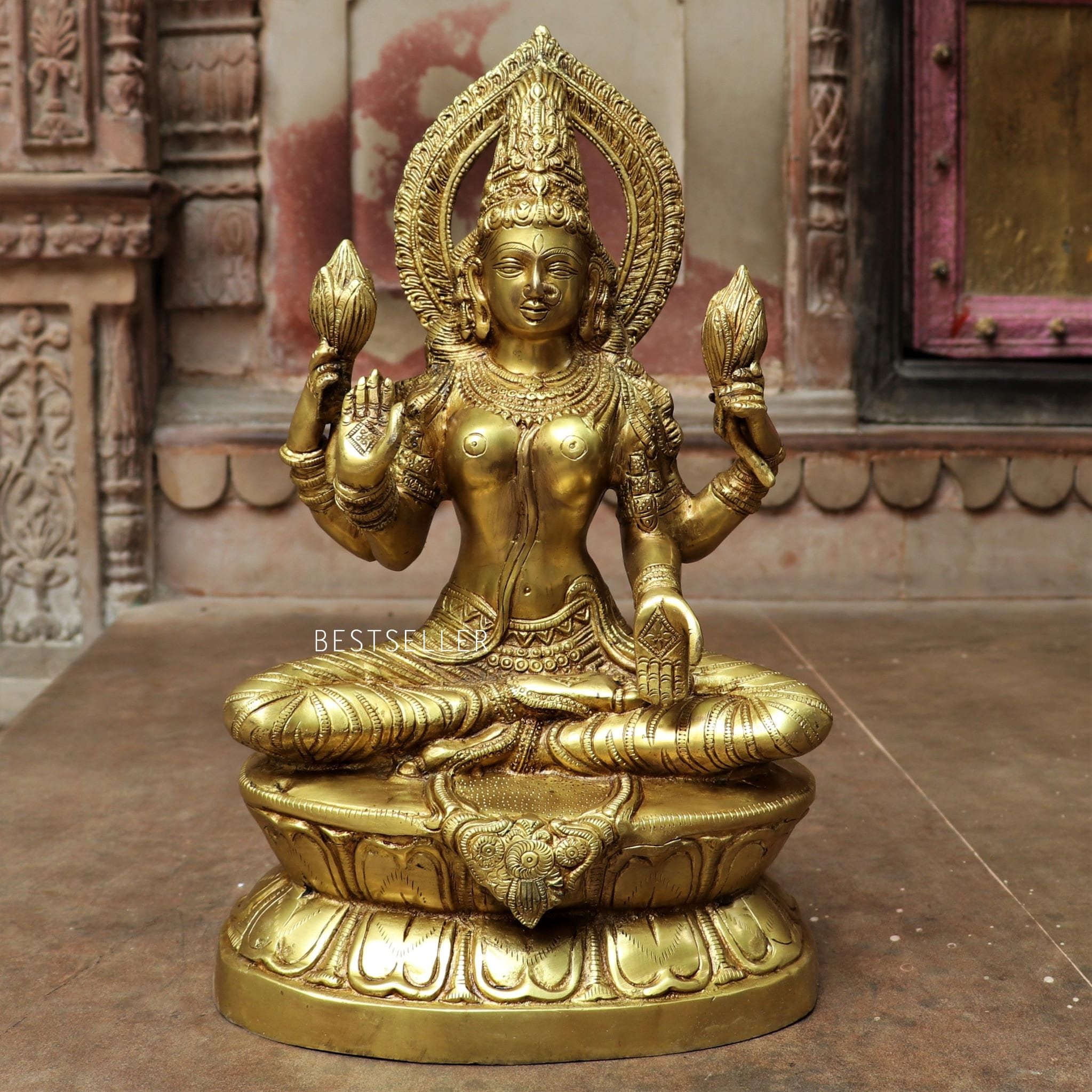 Gold Statue Lakshmi Etsy Singapore