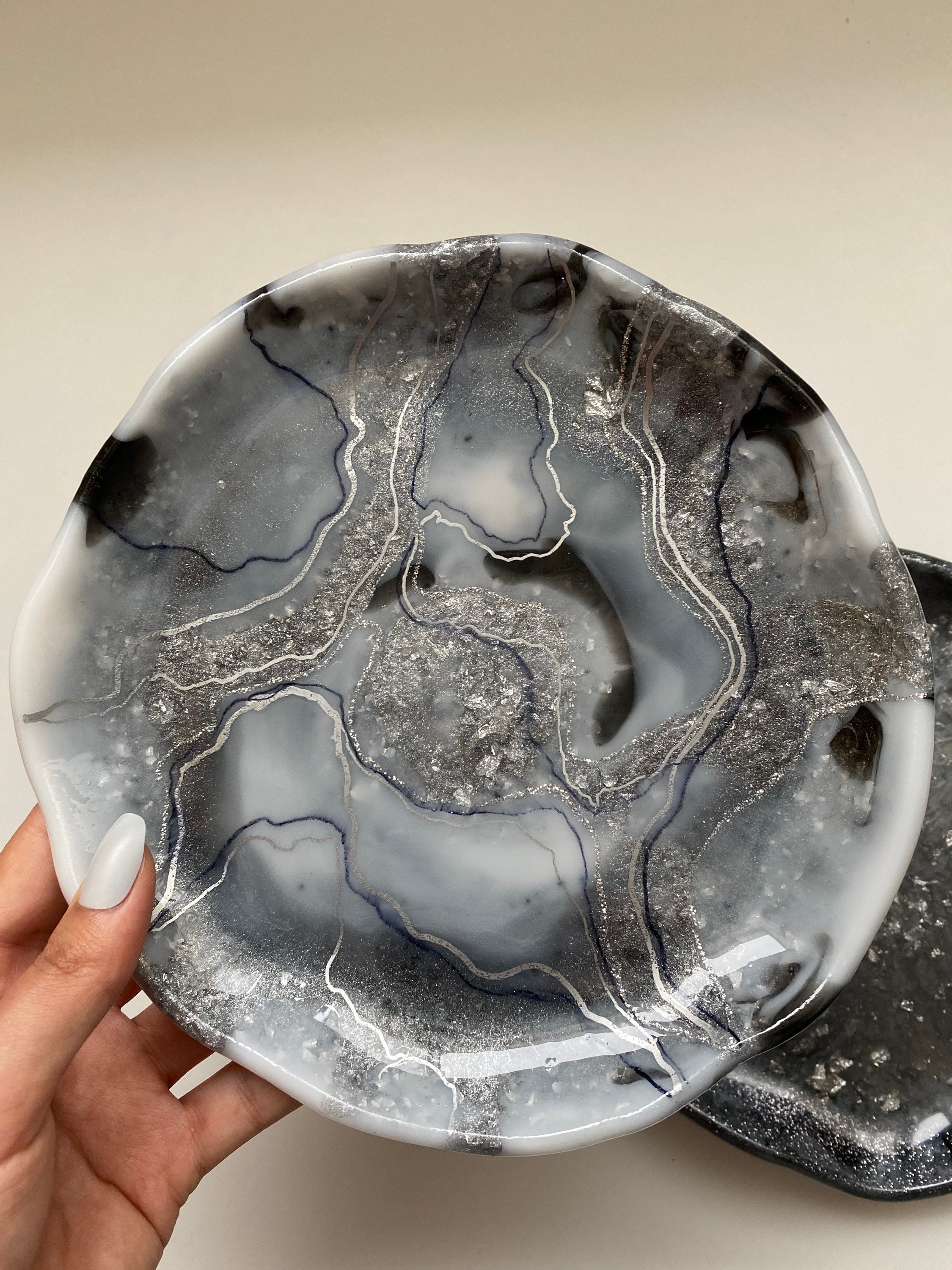 Silikonform Für Epoxidharz Schalen - DIY Rosenmuster Form | Resin Gießform Für Schmuck & Deko