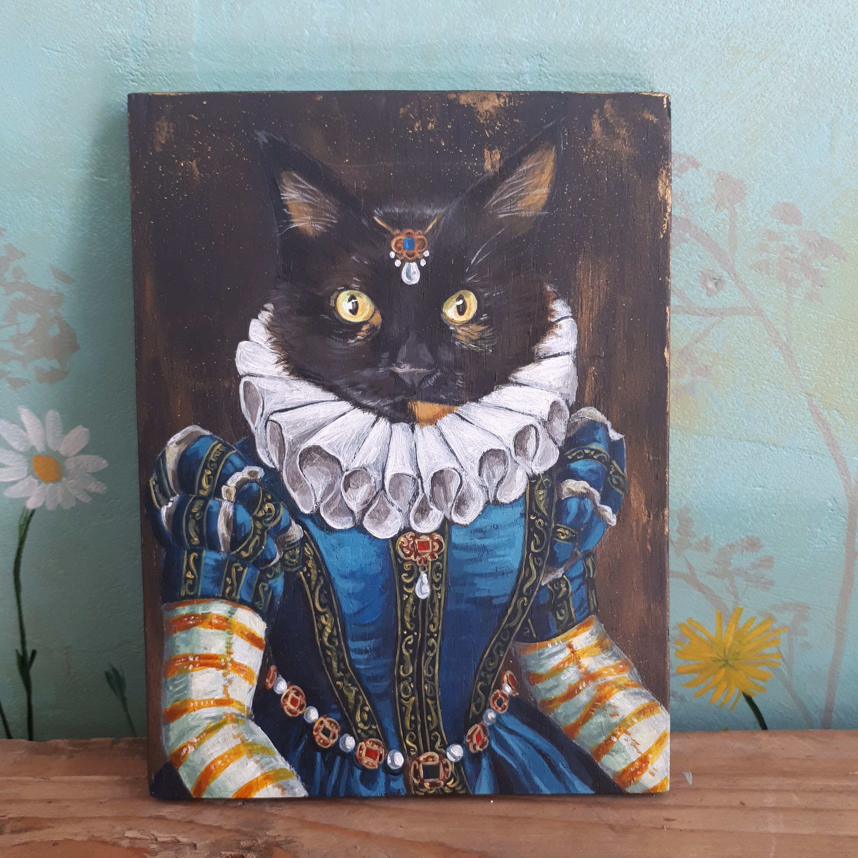 Portrait De Chat En Costume D Epoque Portrait de chat costume - Etsy France