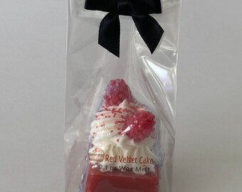 Red Velvet Cake, Dessert Wax Melts, Soy Wax Blend, Bakery Scents, Wax Tarts, Handmade